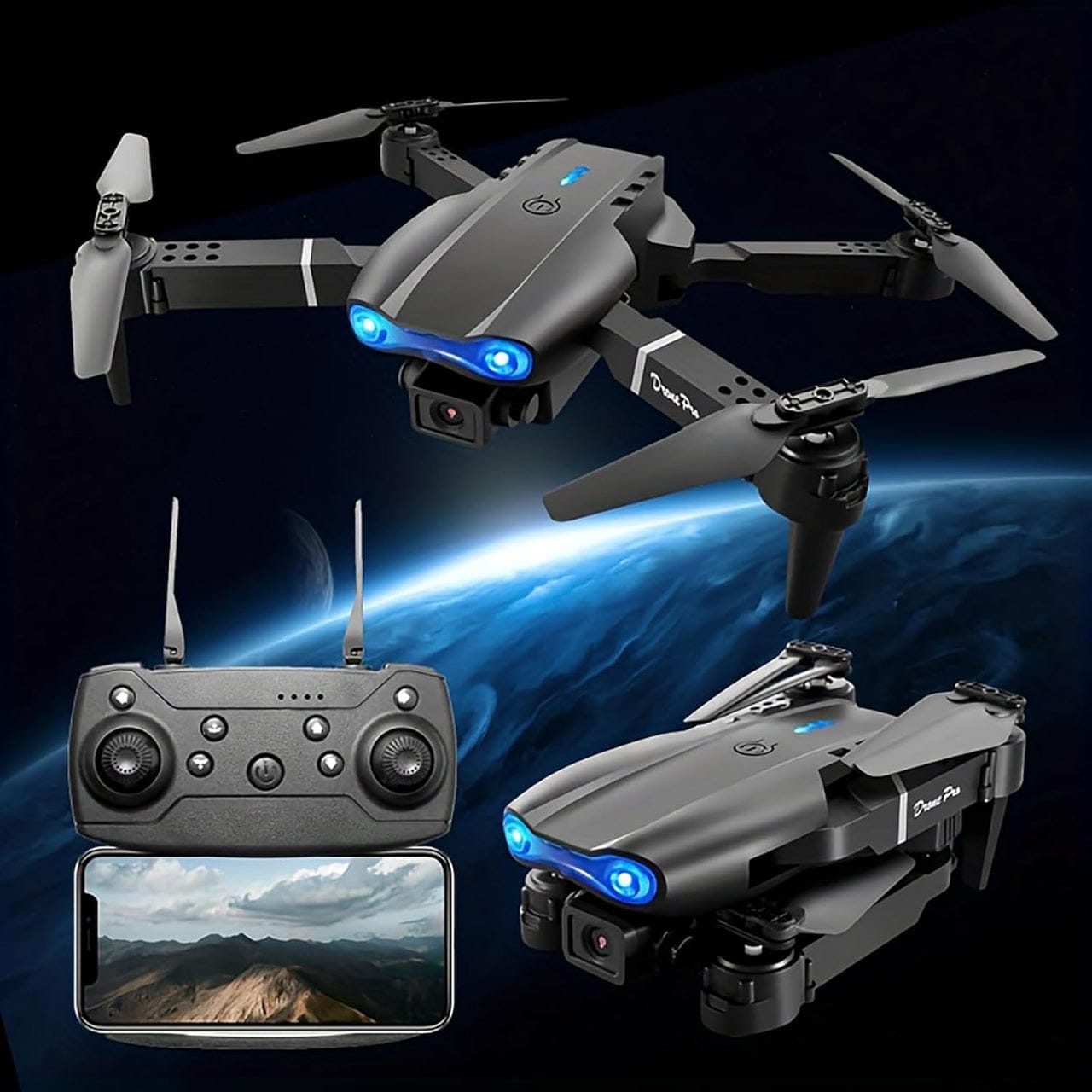 Y20 8K Drone – Dual Camera, 5G GPS & Dual Battery – طائرة الدرون E99